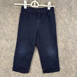 Ralph Lauren Boy’s Elastic Waist Pants Navy Blue Size 24 Months 486